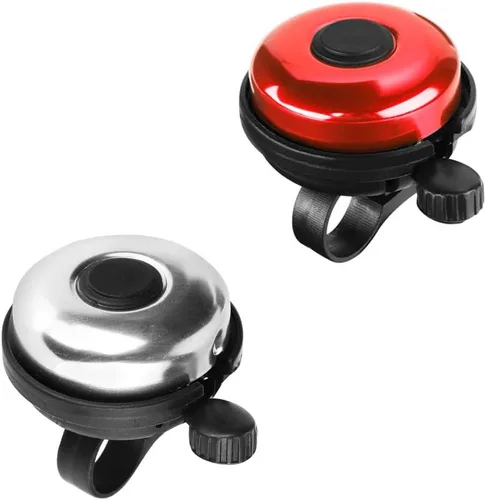 Miniatura 35 de Accmor Campana de Bicicleta Clásica, Campana de Bicicleta de Aluminio, Campana de Bicicleta de Sonido Fuerte Nítido y Claro para Adultos y Niños