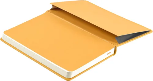Miniatura 4 de Cuaderno de escritura clásico de cuero, de tapa dura, cierre elástico, páginas con rayas estrechas, colección Inspire