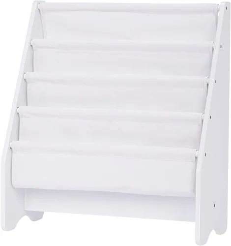 Miniatura 8 de UTEX Estantería para niños, estante para libros para habitaciones de niños, estantería de 4 niveles para niños, niños pequeños, estante para libros