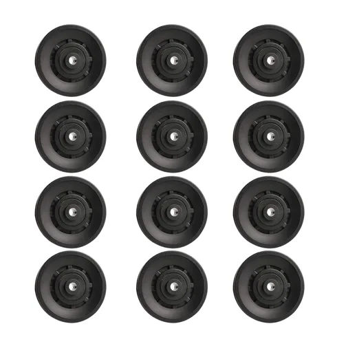 Miniatura 5 de Rueda de polea de rodamiento universal de 3.543 in (3.54 pulgadas) para máquina de cable, pieza de equipo de gimnasio, puerta de garaje (2 piezas)