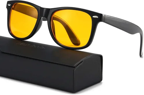 Miniatura 5 de Gysnail - Lentes de computadora con bloqueo de luz azul para hombres y mujeres, alivian la fatiga ocular y duermen mejor, gafas de juego con bloqueo