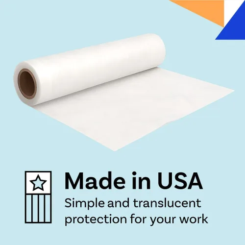 Miniatura 3 de Glassine - Rollo de papel, 36 pulgadas x 300 pies (100 yardas), fabricado en Estados Unidos, papel libre de ácido para almacenamiento, obras