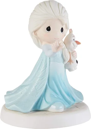 Precious Moments 193053 Disney Showcase Frozen There Snow One Like You Bisque Figura de porcelana