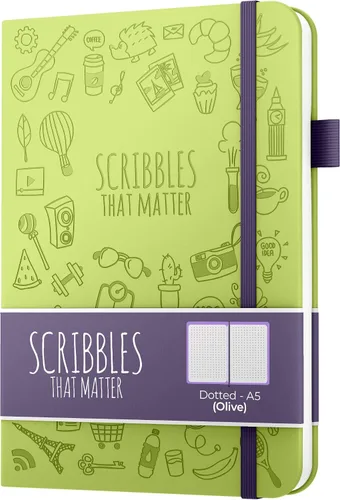 Miniatura 41 de Cuaderno de diario con puntos y cuadrícula A5 Cuadernos diarios en blanco para escritura personal, trabajo, mujeres Papel grueso de 120gsm, tapa