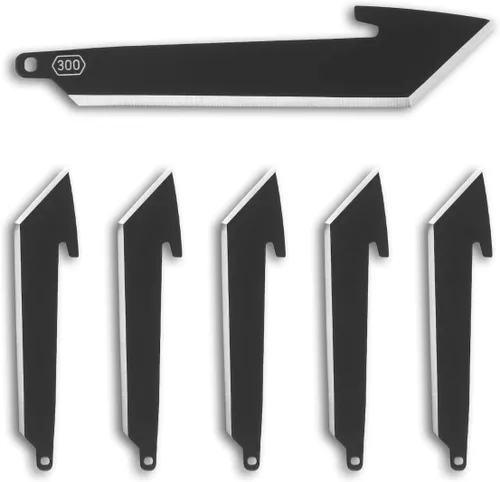 Miniatura 16 de OUTDOOR EDGE Paquete de Cuchillas de 3.0" Punta Caída con Dentado (Negro, 6 Cuchillas), Código de Compatibilidad de Cuchilla 300
