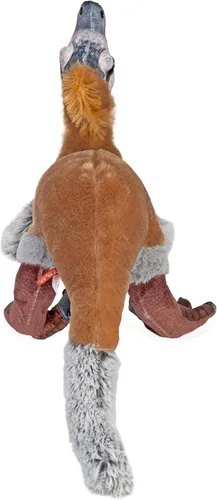 Miniatura 4 de Wild Republic Artist Collection, dinosaurio Velociraptor, regalo para niños, 15 pulgadas (38 cm), juguete de peluche relleno de material hecho