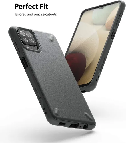 Miniatura 3 de Ringke Onyx - Funda compatible con Samsung Galaxy A12 (6.5 pulgadas), antihuellas dactilares, antideslizante, agarre cómodo, resistente, duradera, a