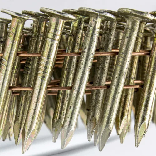 Miniatura 4 de 1-1/4 pulgadas x 0.120 pulgadas - 15 grados - Clavos de techo en espiral de soldadura de alambre - electro-galvanizado - Caja pequeña ~ 360 clavos