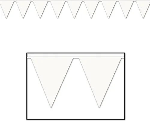 Miniatura 14 de Beistle Banderín negro para interiores y exteriores, decoración de pared de fiesta deportiva y cumpleaños, 11 pulgadas por 12 pies