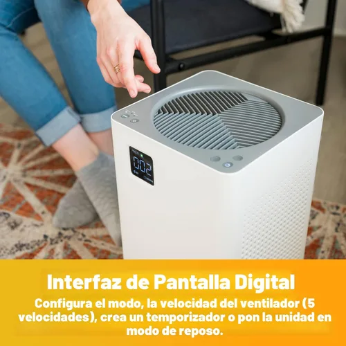 Miniatura 6 de Kenmore PM2010 Purificadores de Aire con Filtro HEPA Verdadero H13, Cubre hasta 1200 Pies Cuadrados, Sistema de Filtración HEPA de 3 Etapas