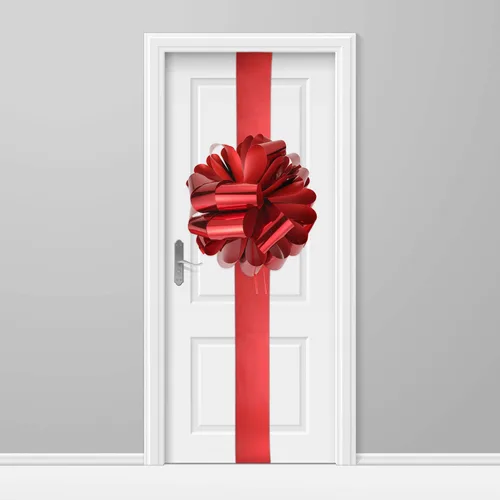 Miniatura 7 de Zonon Lazo grande para automóvil, lazo gigante para automóvil con listón de 20 pies para envolver regalos grandes, casas nuevas, regalos enormes