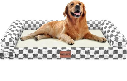 Miniatura 41 de Cama ortopédica lavable para perros medianos y grandes: cama con cojines de apoyo para perros medianos y grandes, cama impermeable de espuma tipo