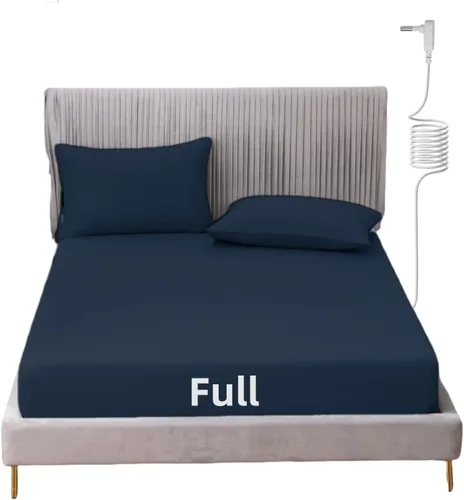 Miniatura 30 de Grounding - Sábana de cama tamaño King con cordón de 15 pies, 90% algodón orgánico + 10% fibra plateada, sábanas conductivas para un mejor sueño