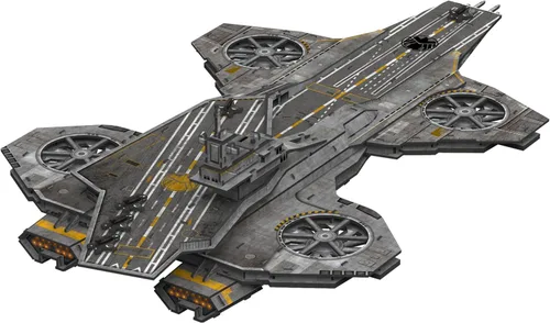 Miniatura 5 de 4D Build, Marvel Studios Avengers Helicarrier, kit de modelo de papel de rompecabezas 3D, kit de modelo de papel de 220 piezas para adolescentes