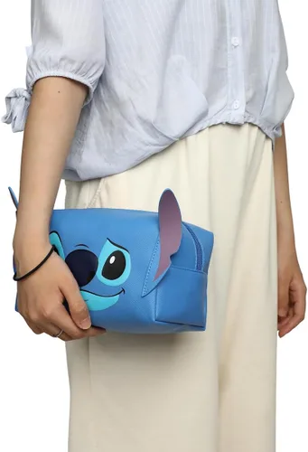 Miniatura 2 de Bioworld Lilo & Stitch Stitch - Bolsa de cosméticos con orejas 3D