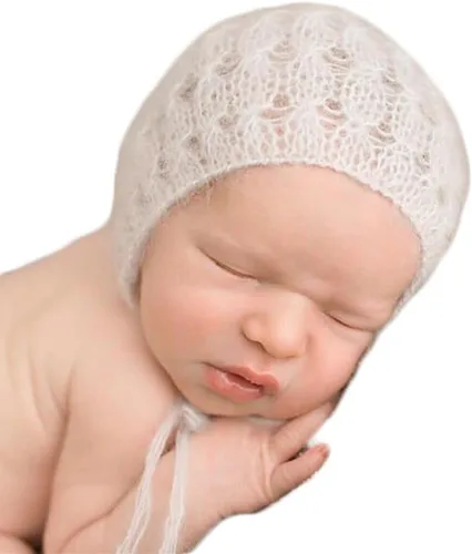 Miniatura 6 de Zeroest Accesorios de fotografía para bebé, traje de sesión de fotos para niño y niña, disfraz de ganchillo recién nacido, ropa de punto para bebés