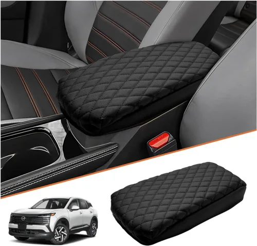 Miniatura 13 de Shademax Center Console Armrest Cover for Tesla Model Y Juniper 2025-2026 / Model 3 Highland 2024-2026 Non-Slip Waterproof Armrest Box Lid Pad