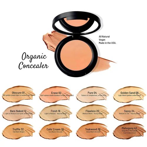 Miniatura 4 de Mom's Secret Corrector 100% natural, orgánico, vegano, sin gluten, libre de crueldad, fabricado en los Estados Unidos, 0.11 onzas (Bare Naked 12)