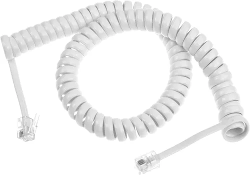 Miniatura 8 de RJ11 4P4C - Cable modular para teléfono, receptor, cable de bobina (7 pies, negro)