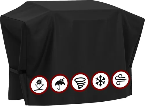 Miniatura 10 de SHINESTAR Cubierta de Parrilla para Blackstone de 22" y 28" Cubierta de Parrilla de Estante Único con Capucha y Soporte, Cubierta Impermeable