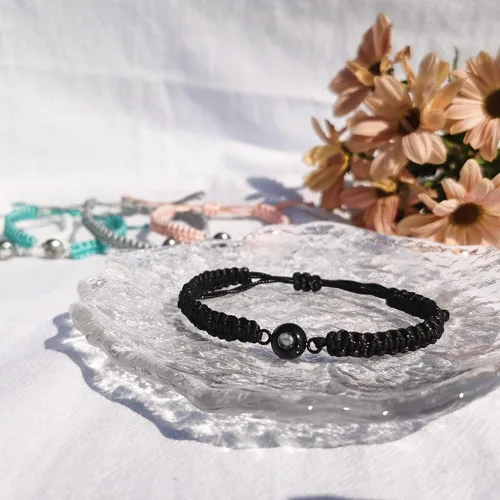 Miniatura 3 de Pulsera personalizada con imagen en el interior, pulsera de proyección de fotos personalizada, pulseras para hombres, dijes italianos, regalos