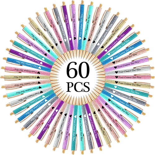 Miniatura 85 de Aolun 10 bolígrafos personalizados con nombre, bolígrafo retráctil con mensaje de texto para mujeres, enfermeras, escritura, cumpleaños, graduación