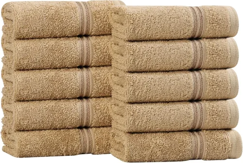 Miniatura 147 de Superior - Juego de 8 toallas de mano de algodón egipcio, toallas básicas de secado rápido, toallas pequeñas absorbentes, faciales, spa, cocina
