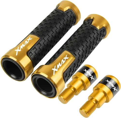 Miniatura 6 de Motorcycle Handlebar Grips Motorcycle Accessories Xmax 7/8" 22MM Handlebar Hand Grips Handle Bar End Cap Plug for Xmax 125 250 300 400 2013-2021