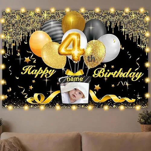 Miniatura 15 de Dicodes Decoraciones de cumpleaños de unicornio personalizadas para niñas, pancarta de cumpleaños de unicornio, decoración de cumpleaños de princesa
