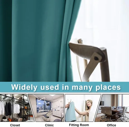 Miniatura 236 de RYB HOME - Cortinas extralargas de privacidad, para bloquear luz, de techo a suelo, para comedor, oficina, sala de estar, cine en casa, patio, 8.3