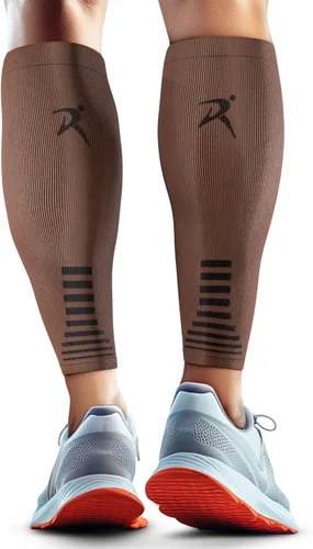Miniatura 26 de Rymora Mangas de compresión de pantorrilla para hombres y mujeres, calcetines sin pies de manga de compresión para piernas, alivio de férula