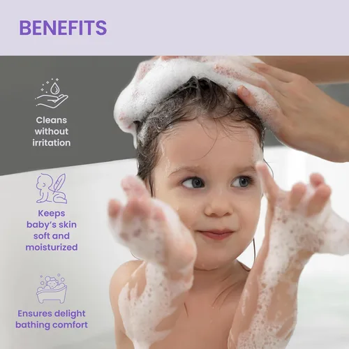 Miniatura 5 de Himalaya Gentle Baby Bath, Baby Wash, libre de parabenos, SLS/SLES y ftalatos (6.8 fl oz 1-PACK)