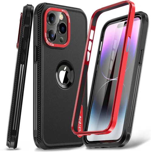 Miniatura 10 de WINTONG Funda magnética compatible con iPhone 13 Pro Max de 6.7 pulgadas, protección de cuerpo completo, resistente a prueba de golpes, funda rígida