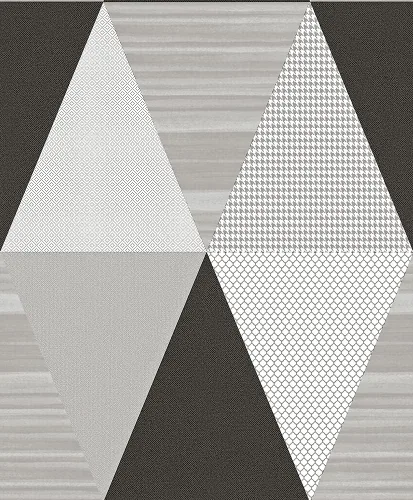 J337 - Papel tapiz geométrico para despegar y pegar, diseño de trigón extraíble, color gris propio, 17.71 x 118 pulgadas