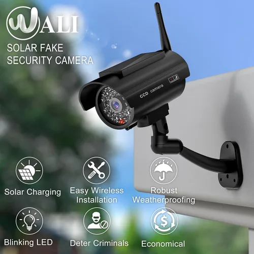 Miniatura 3 de WALI Solar Bullet Dummy Fake Cameras