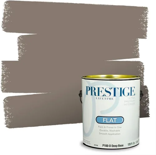 Miniatura 100 de Prestige Paints - 2 en 1, pintura base y pintura de exterior, P500-N-SW7020 SW6991-PCM