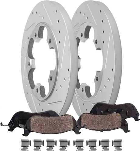 Miniatura 19 de Detroit Axle - Zapatas de freno traseras para Chrysler PT Cruiser 04-09, reemplazo de zapatas de freno semimetálicas 2004 2005 2006 2007 2008 2009