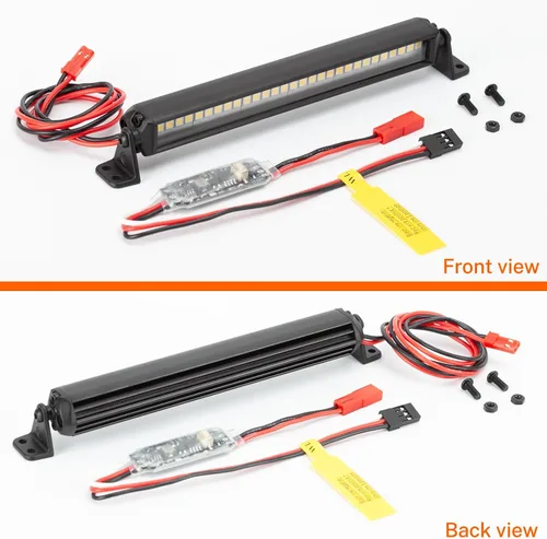 Miniatura 7 de Barra de Luz RC Zhongzhen 30 LED 13.5 cm de Aluminio Accesorios RC para Axial SCX10 Traxxas TRX4 TRX6 Arrma Senton Redcat GEN7 Juego de Luces