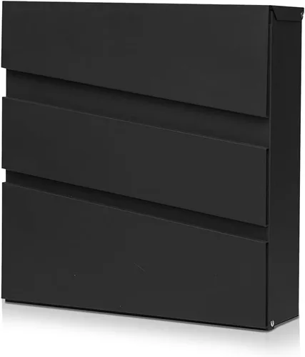 Miniatura 10 de Ydocabinit Buzón de Montaje en Pared, Buzón con Cerradura de Gran Capacidad para Exteriores, Cubierta de Acero Galvanizado y Buzón de Metal a Prueba