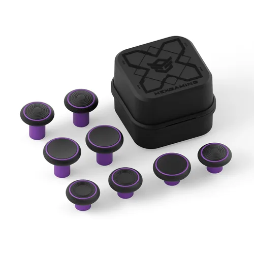 Miniatura 16 de HEXGAMING Palancas de repuesto de 2 alturas abovedadas y cóncavas para controladores Phantom y Ultimate Pro - Parte base no está incluida