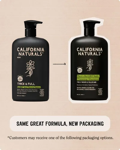 Miniatura 2 de California Naturals Mens Re:Gro - Juego de champú y acondicionador, antiadelgazamiento y apoyo al crecimiento del cabello, todo tipo de cabello