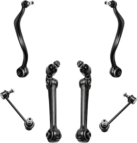 Miniatura 245 de Detroit Axle - Kit de extremo delantero para Chrysler 300 Dodge Charge Challenger 2011-2023, 2 brazos de control inferiores traseros 2 rótulas