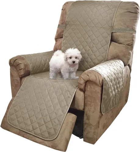 Miniatura 109 de U-NICE HOME Funda de sofá reversible para perros con correas elásticas, resistente al agua, protector de muebles para mascotas, funda de sofá