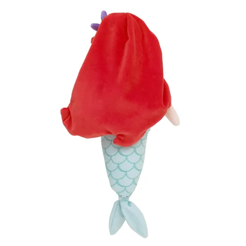 Miniatura 3 de Disney Ariel - Princesa de felpa súper suave roja, lavanda y aguamarina