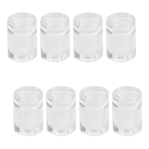 Miniatura 27 de Antrader Paquete de 12 Soportes Separadores de Vidrio de Acero Inoxidable de 3/4" x 1-1/5", Separadores de Pared Clavos de Ferretería Publicitarios