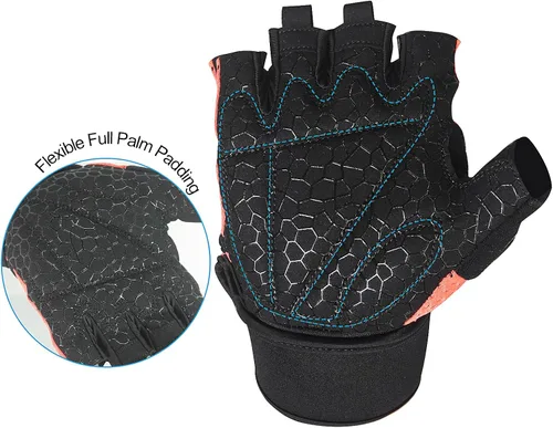 Miniatura 2 de Luwint Ventilated Workout Gloves, Flexible Full Palm Wrist Support for Men and Women Exercise, Weight Lifting, Gym, Cycling