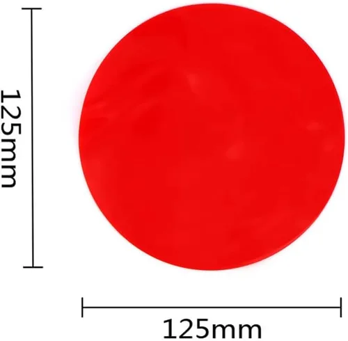 Miniatura 2 de 3 almohadillas de goma para agarrar, posavasos redondos de cocina, abrebotellas multiusos, abridor de tarros para manos débiles, color rojo