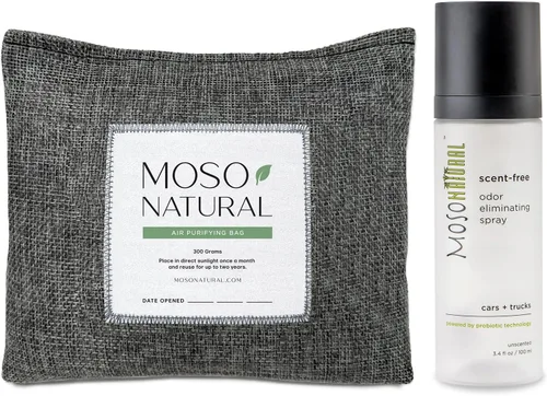 Miniatura 11 de Moso Natural Ambientador y desodorante para automóvil, absorbente de olores de carbón de bambú de larga duración, eliminador de olores no tóxico