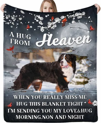 Artsadd Manta conmemorativa personalizada con fotos para la pérdida de perros y gatos, manta conmemorativa personalizada, regalos de memoria amorosa