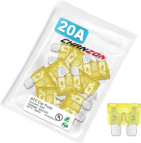 Miniatura 24 de Chanzon Fusible de hoja estándar de 35 A ATC/ATO/APR 35 Amp 32V 10 fusibles automáticos de golpe rápido para automóvil, RV, camión, SUV 75A